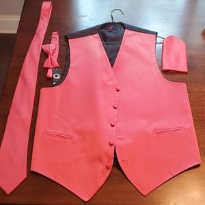 Coral Vest Set